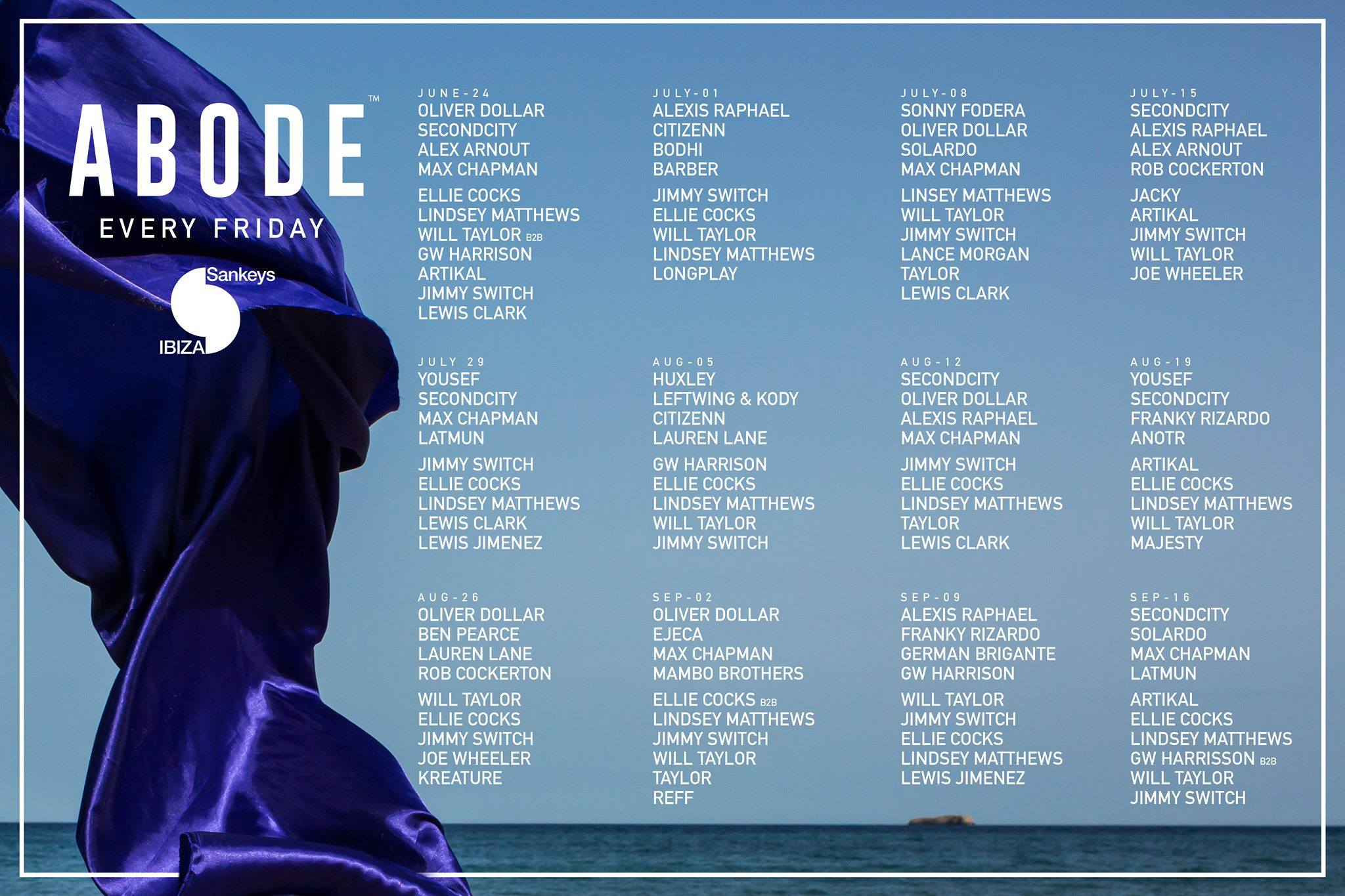 abode line-ups