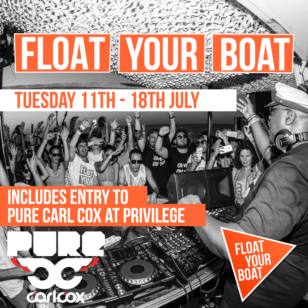 Pure Carl Cox FYB Ibiza 2017 Tickets