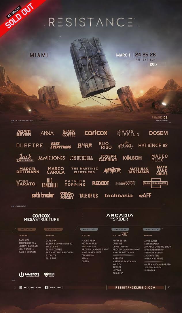 UMF Resistance Lineup ICN