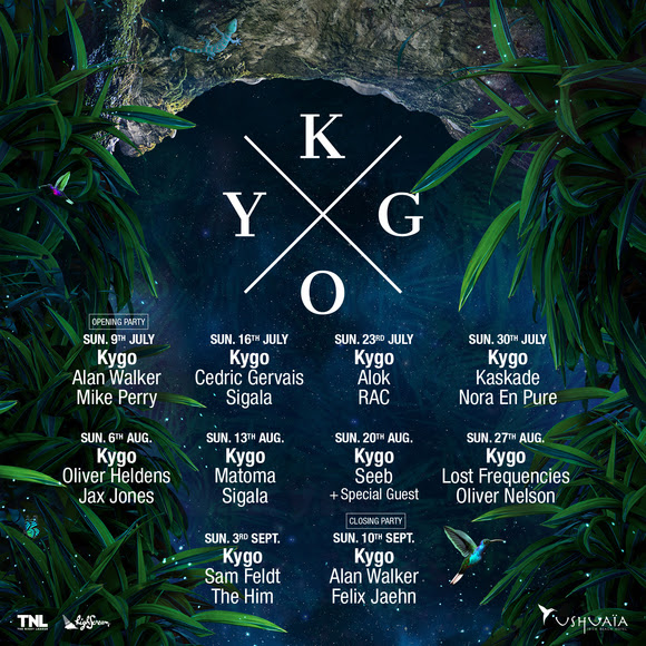 Kygo Ushuaia Ibiza Tickets 2017