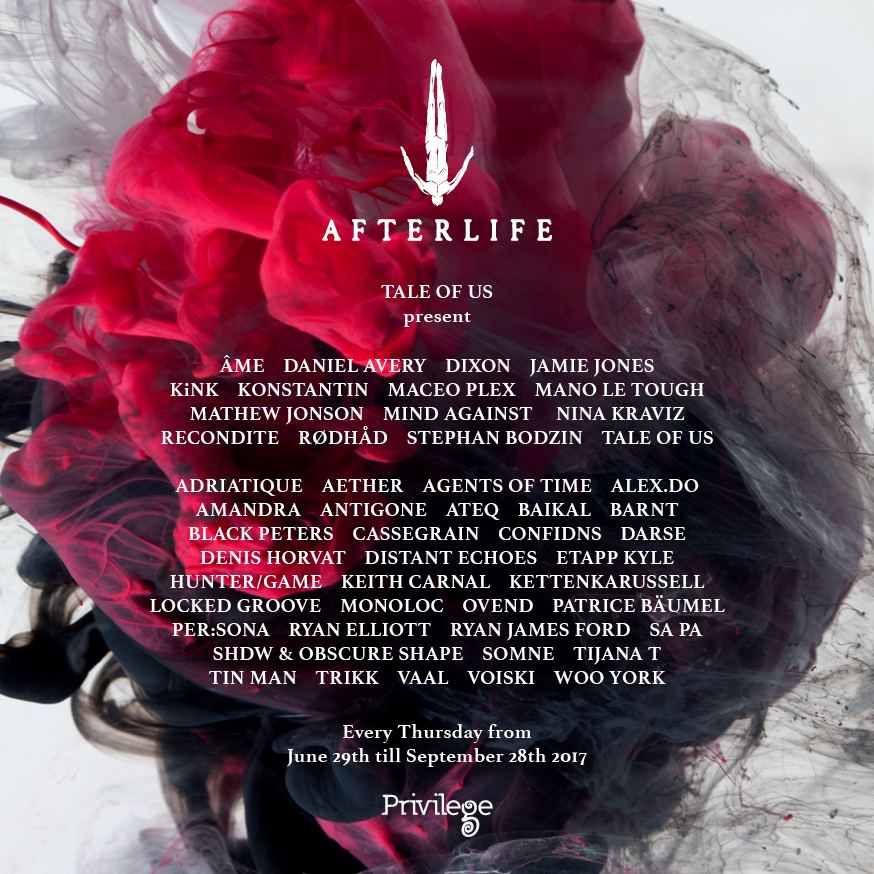 Afterlife Ibiza Privilege 2017 Tickets