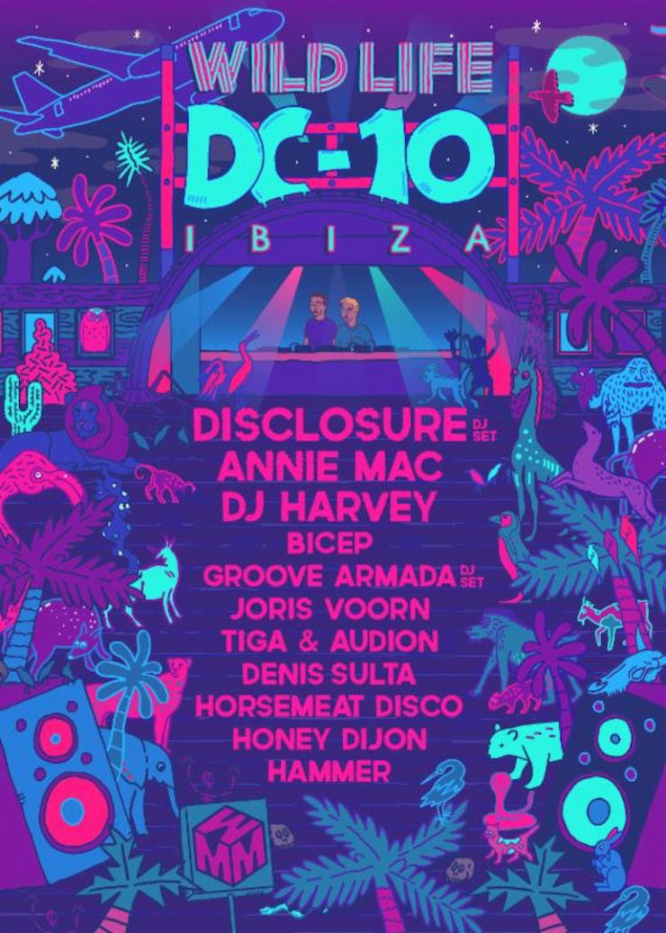 Disclosure Wildlife DC-10 Lineup 2017