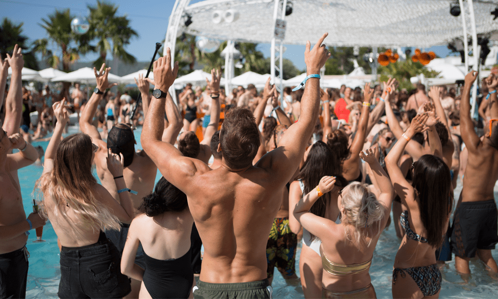 Ocean Beach Ibiza Dancefloor Sax
